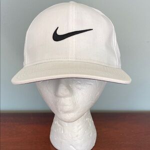Nike Cream Cap with Black Swoosh